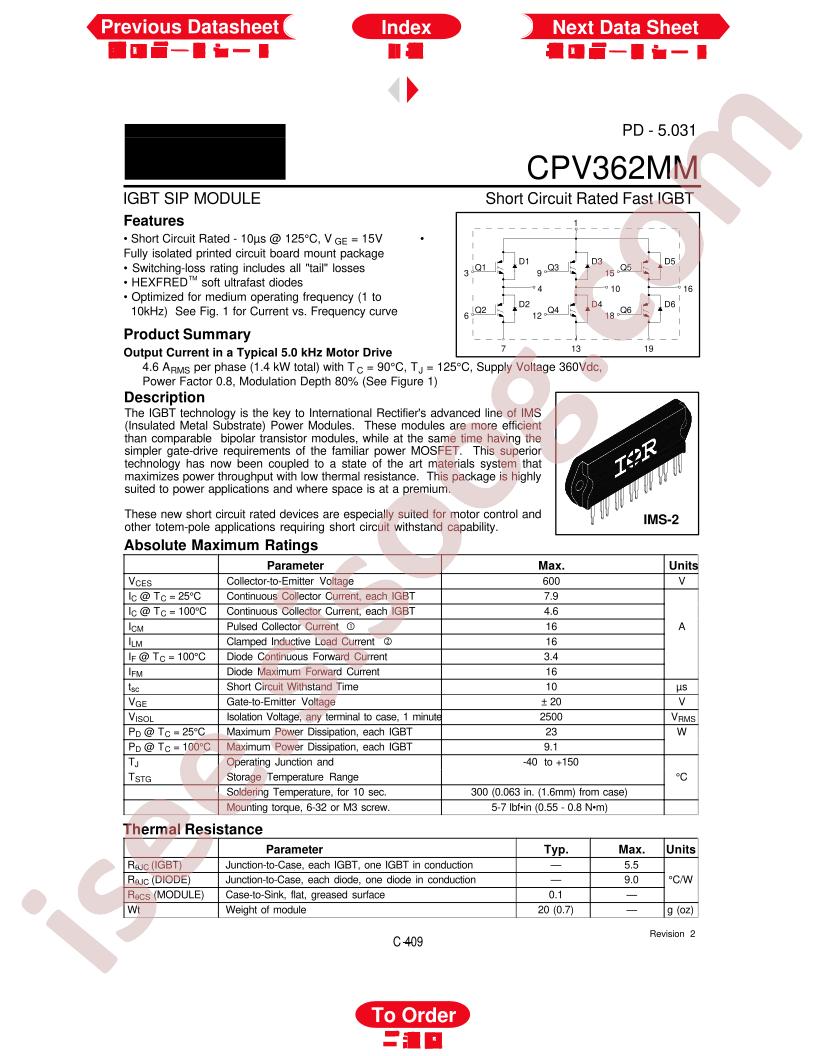 CPV362MM