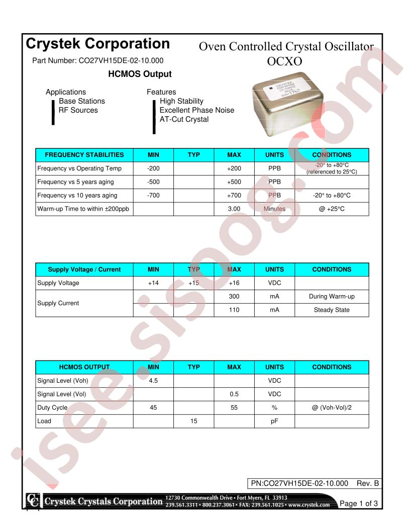 CO27VS15BA-02-10.000