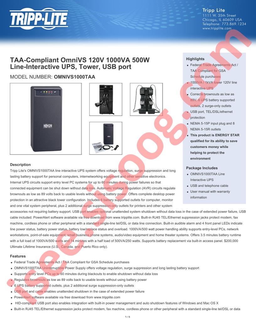 OMNIVS1000TAA