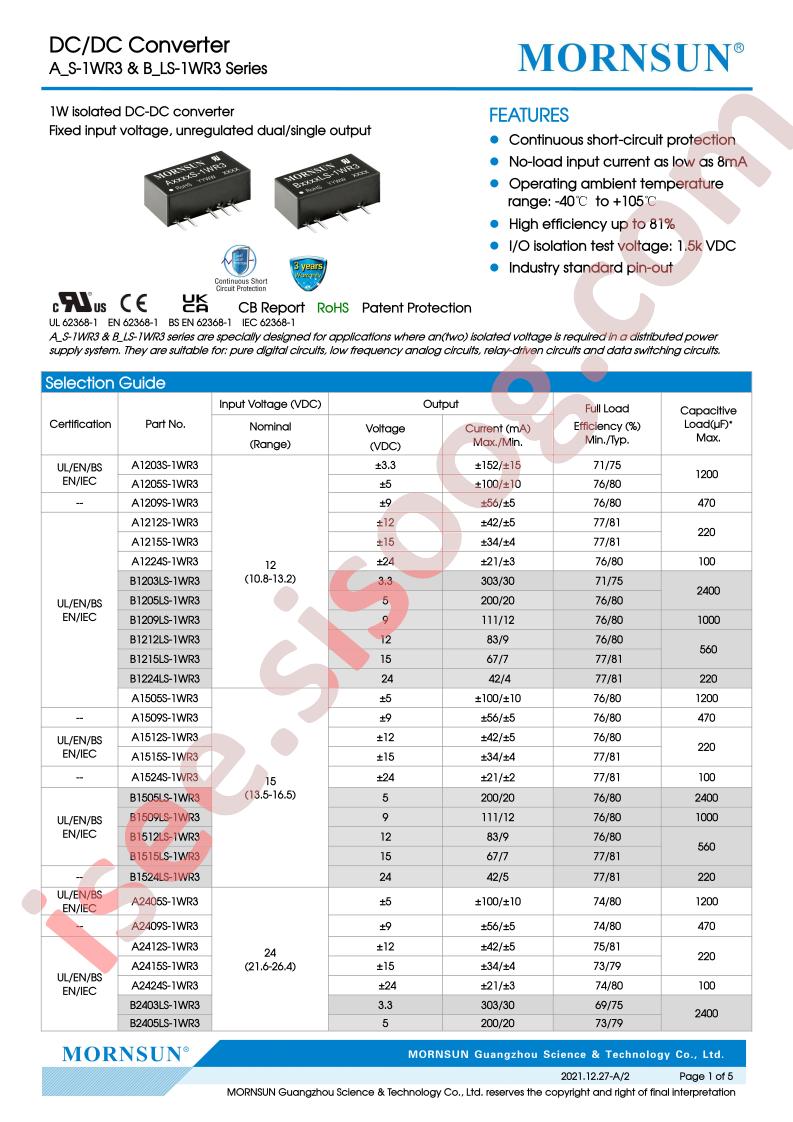 B1505LS-1WR3