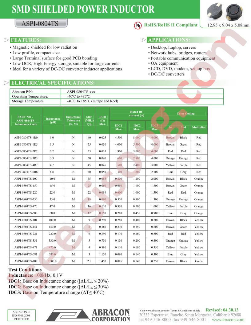 ASPI-0804TS-101