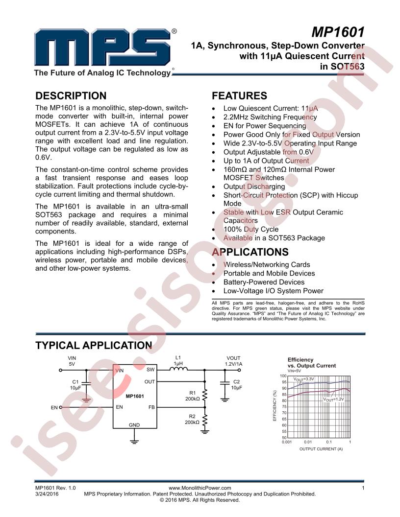 MP1601GTF-15