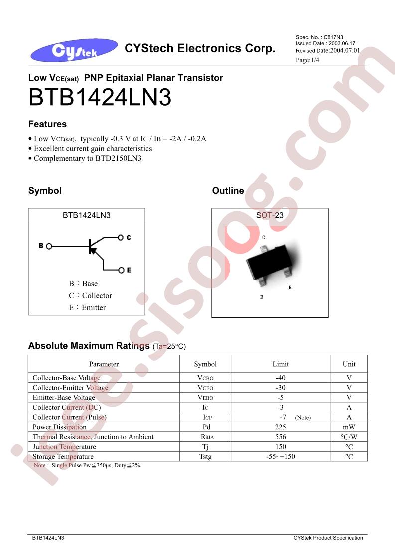 BTB1424LN3