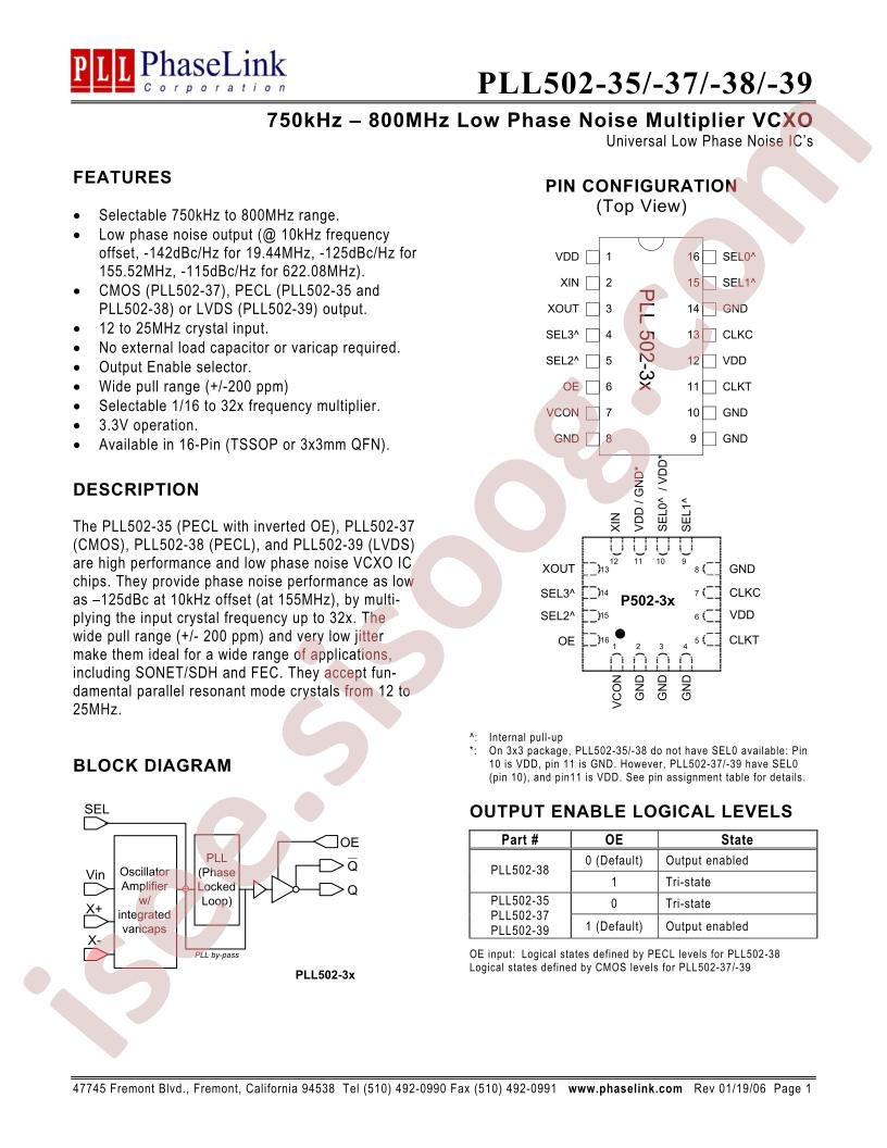 PLL502-35OCL