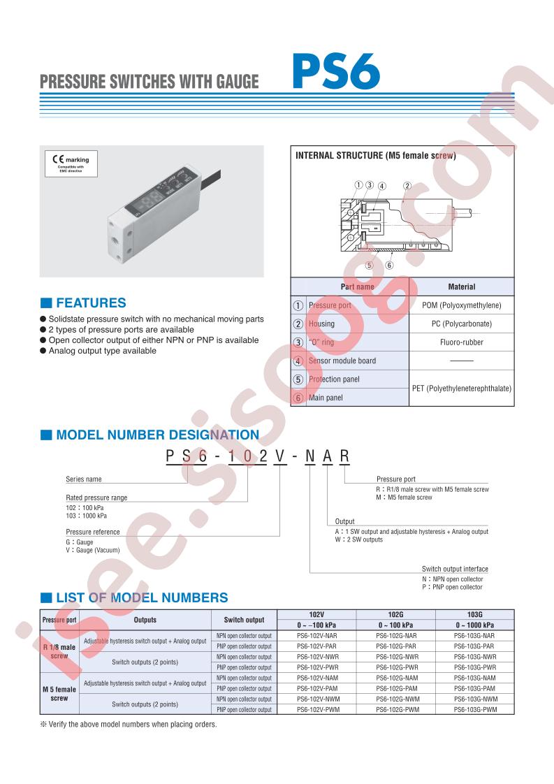 PS6-102G-PAR