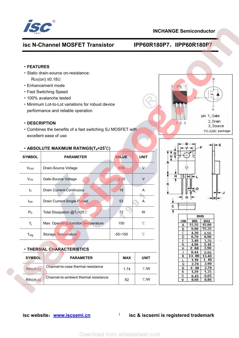IIPP60R180P7