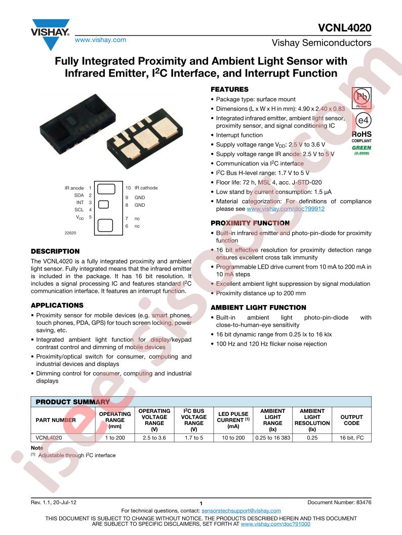 VCNL4020