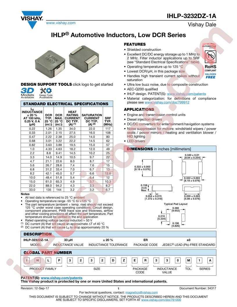 IHLP-3232DZ-1A