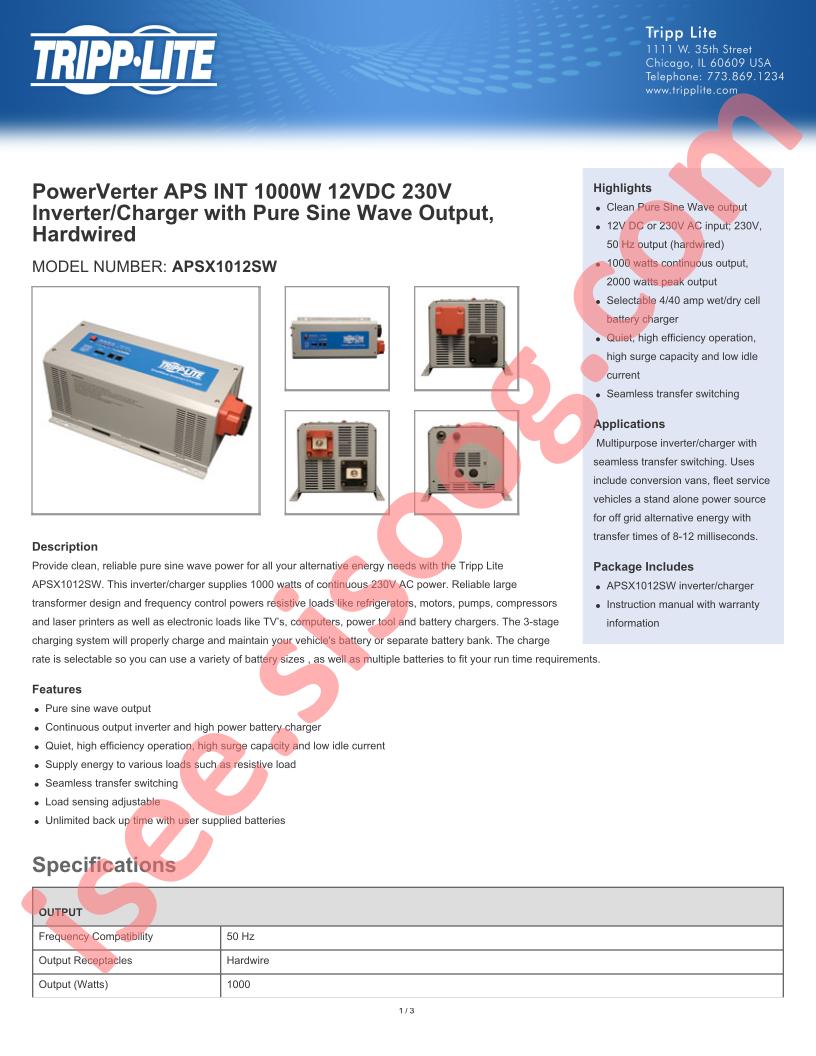 APSX1012SW
