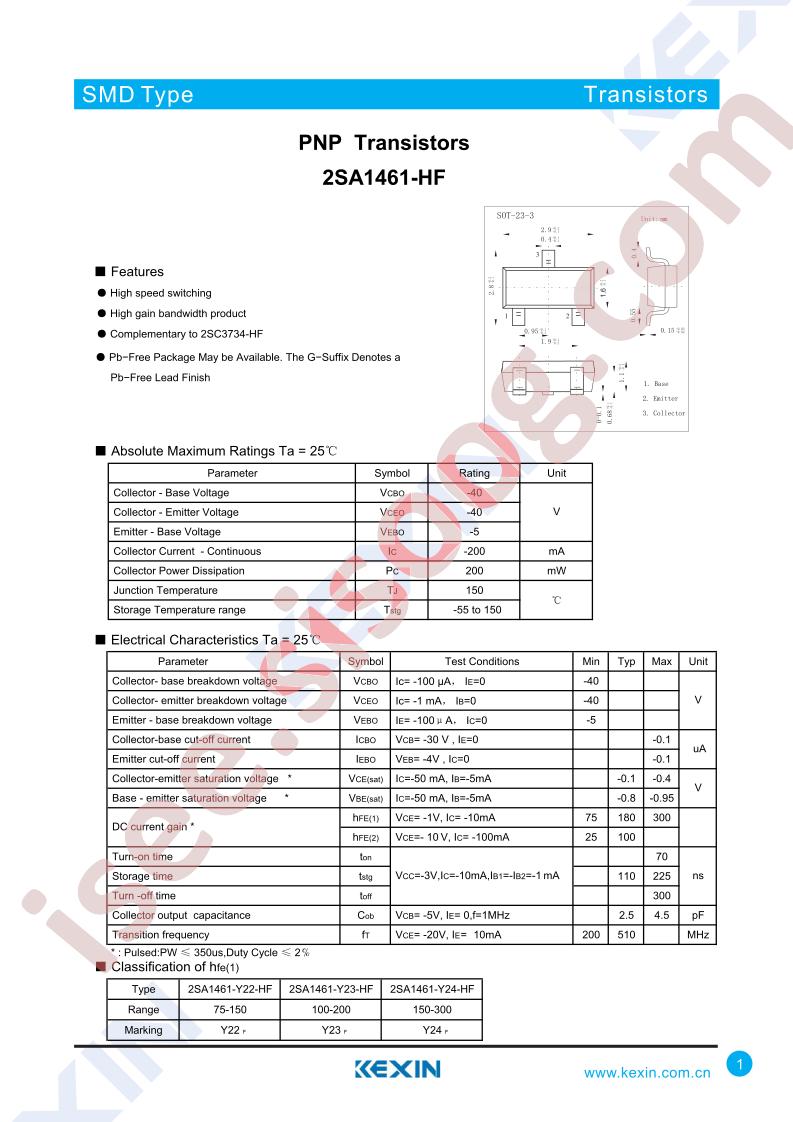 2SA1461-Y24-HF