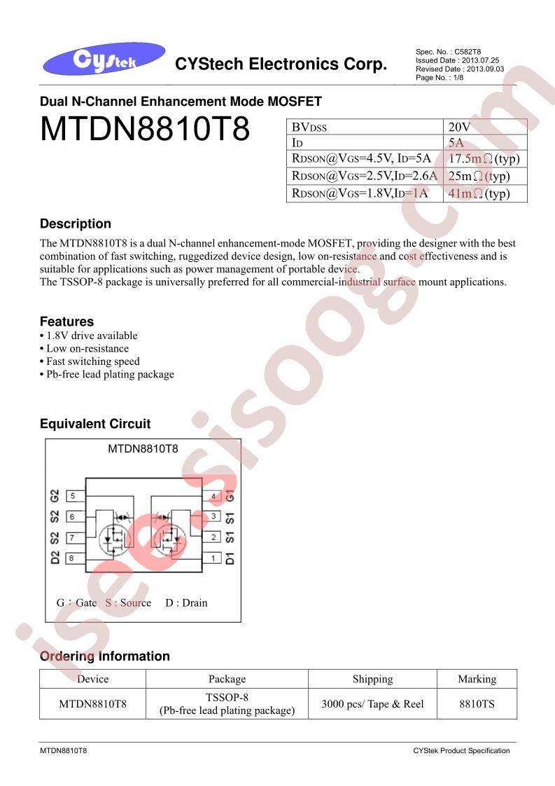 MTDN8810T8