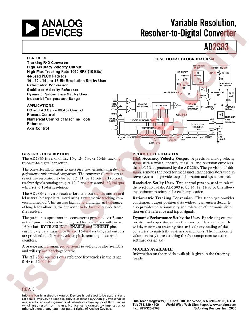 AD2S83IP