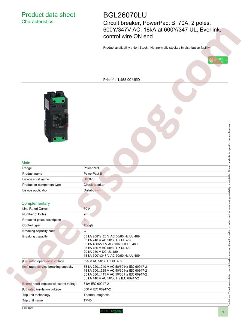 BGL26070LU