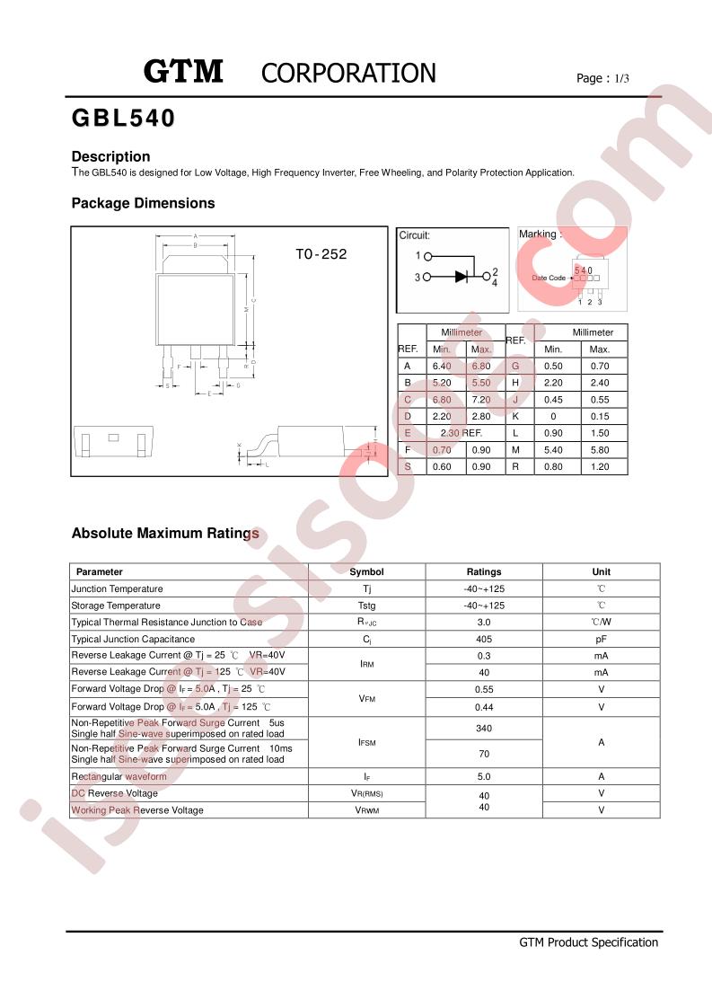 GBL540