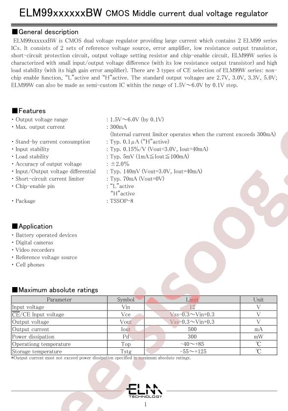 ELM99301333BW-N