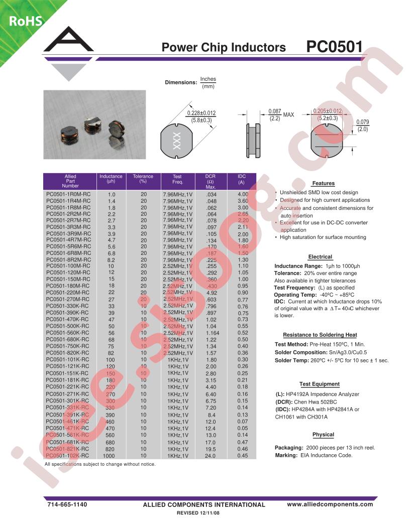 PC0501-100M-RC