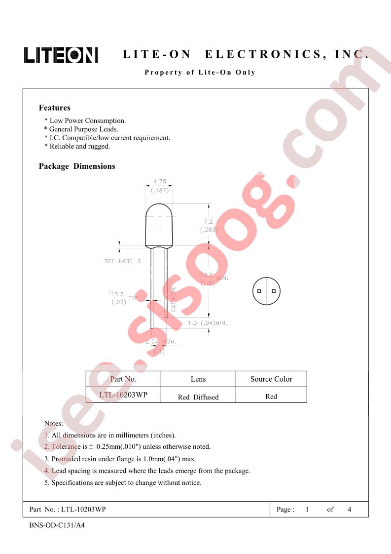 LTL-10203WP