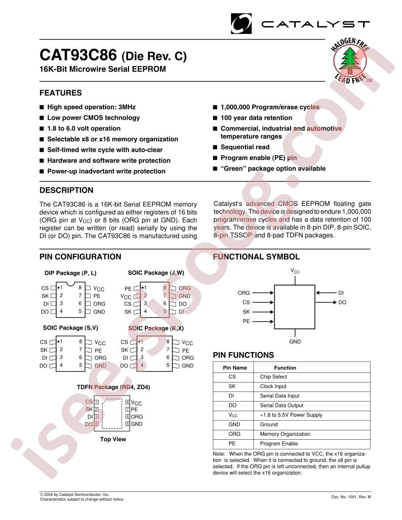 CAT93C86SA-1.8TE13