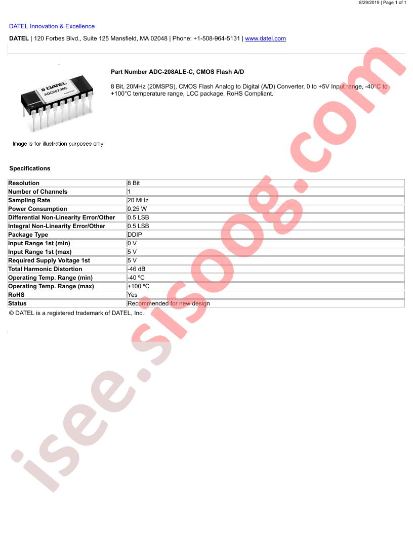 ADC-208ALE-C