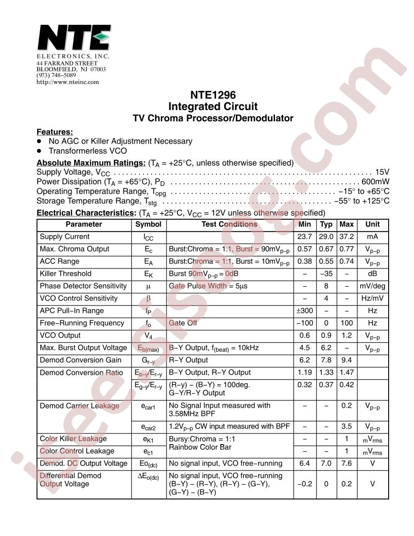 NTE1296