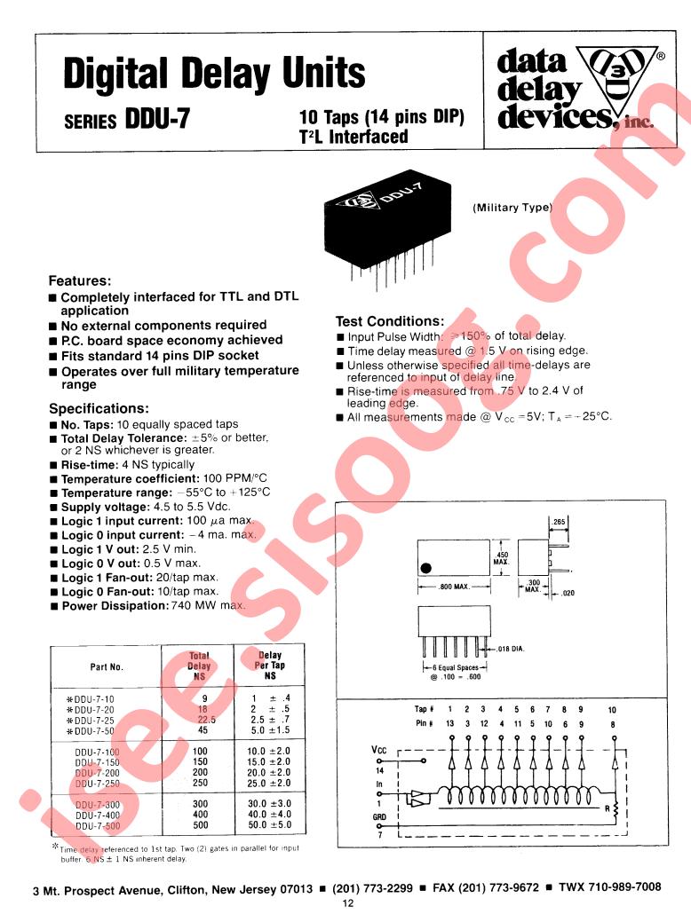 DDU7C-XXX