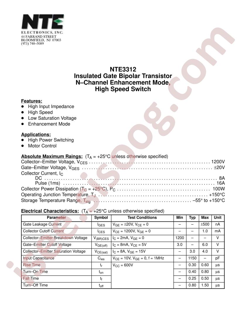 NTE3312