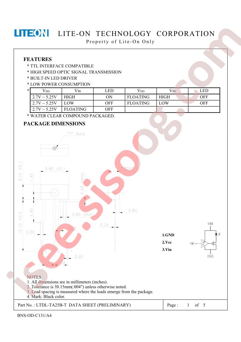 LTDL-TA25B-T