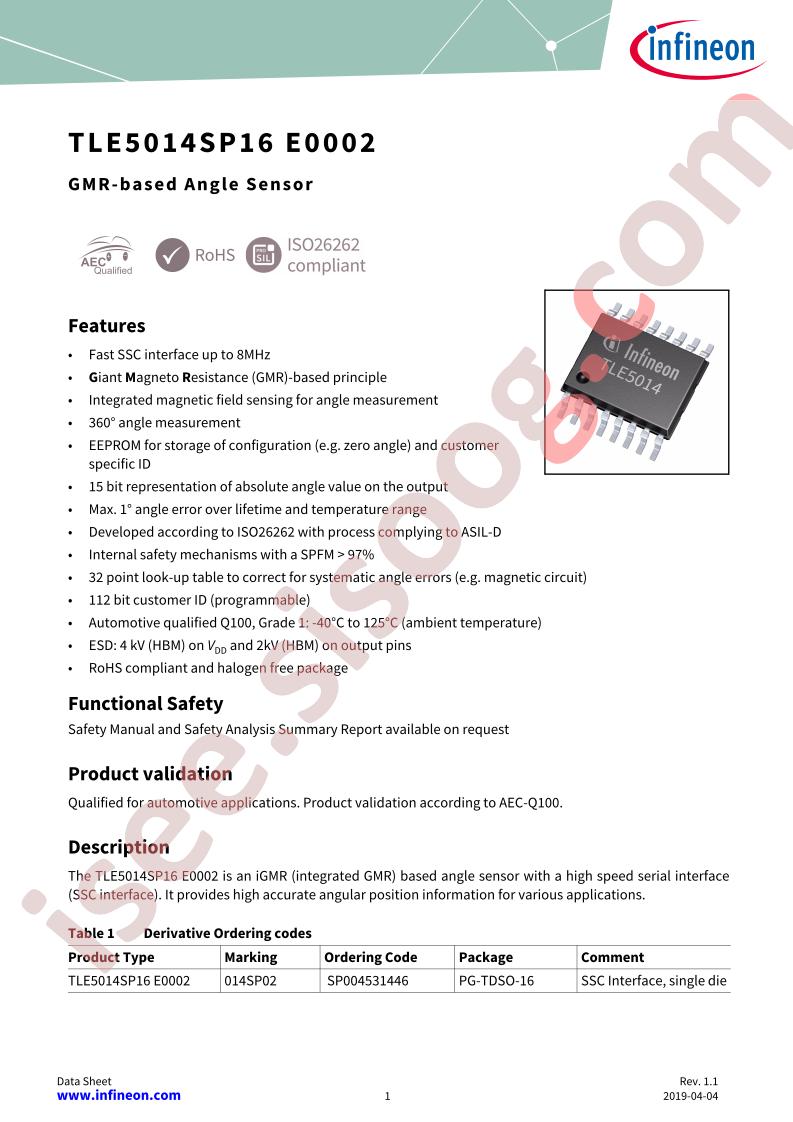 TLE5014SP16E0002