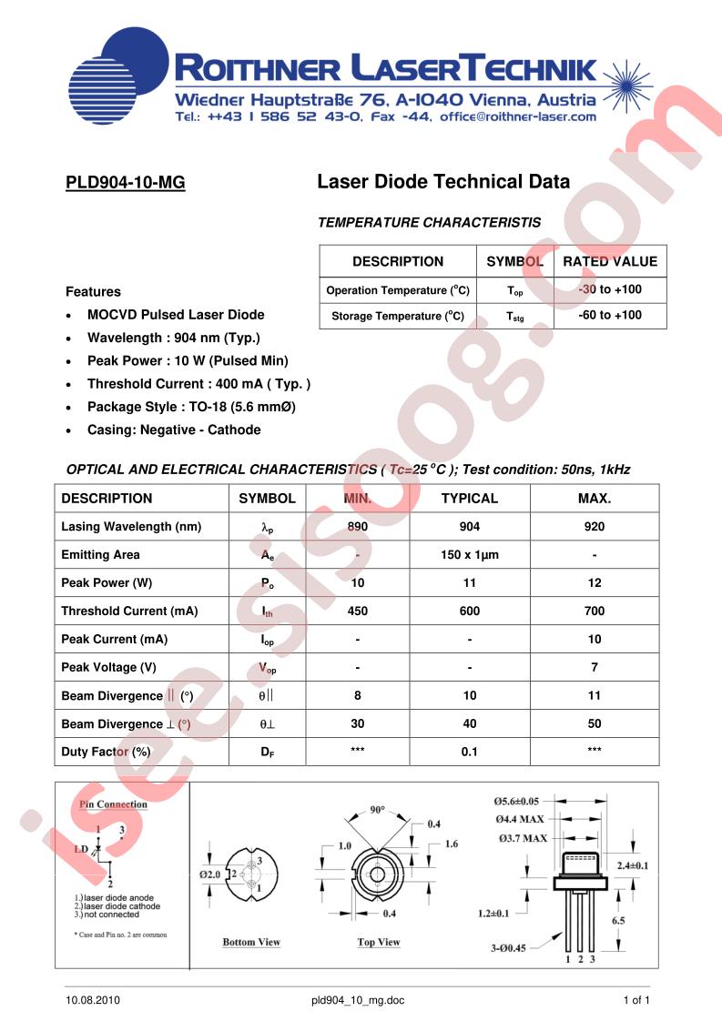 PLD904-10-MG