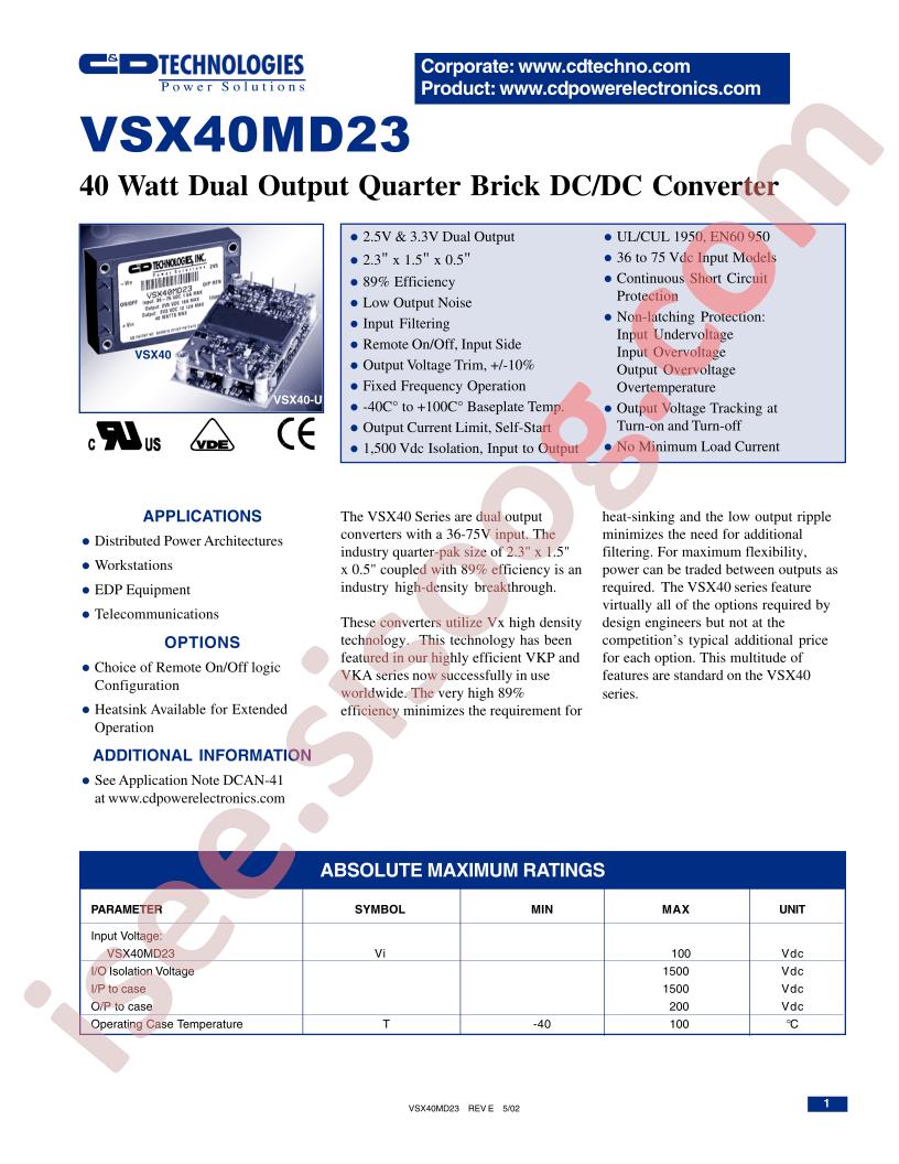 VSX40MD23-1U