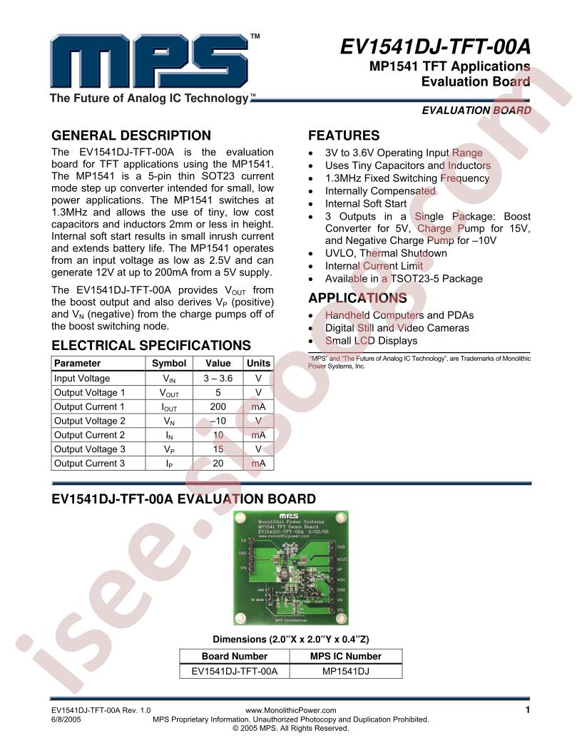 EV1541DJ-TFT-00A