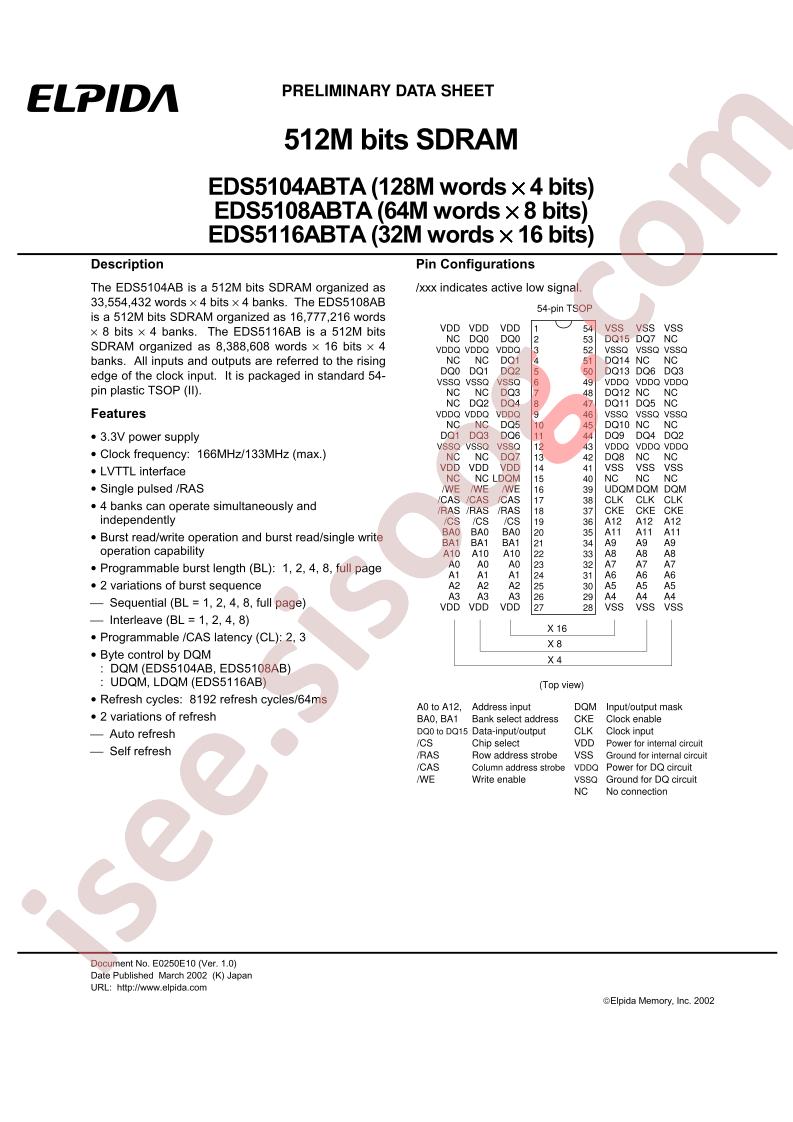 EDS5104ABTA-75