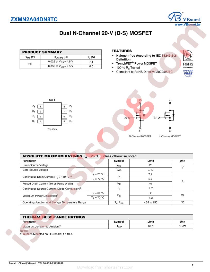 ZXMN2A04DN8TC