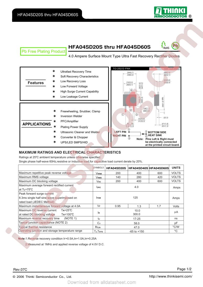 HFA04SD60S