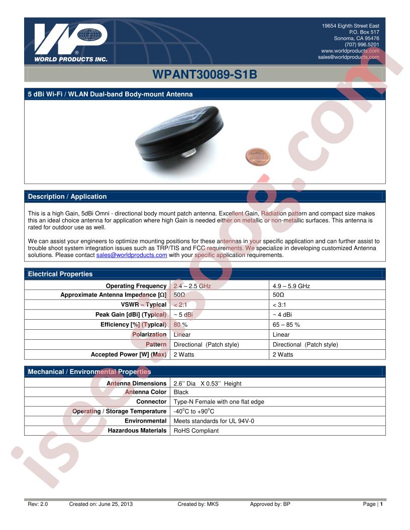 WPANT30089-S1B