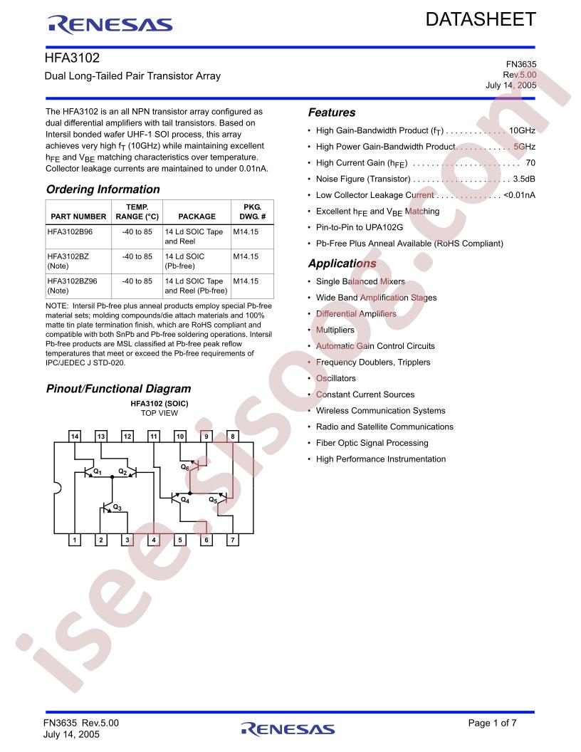 HFA3102BZ96