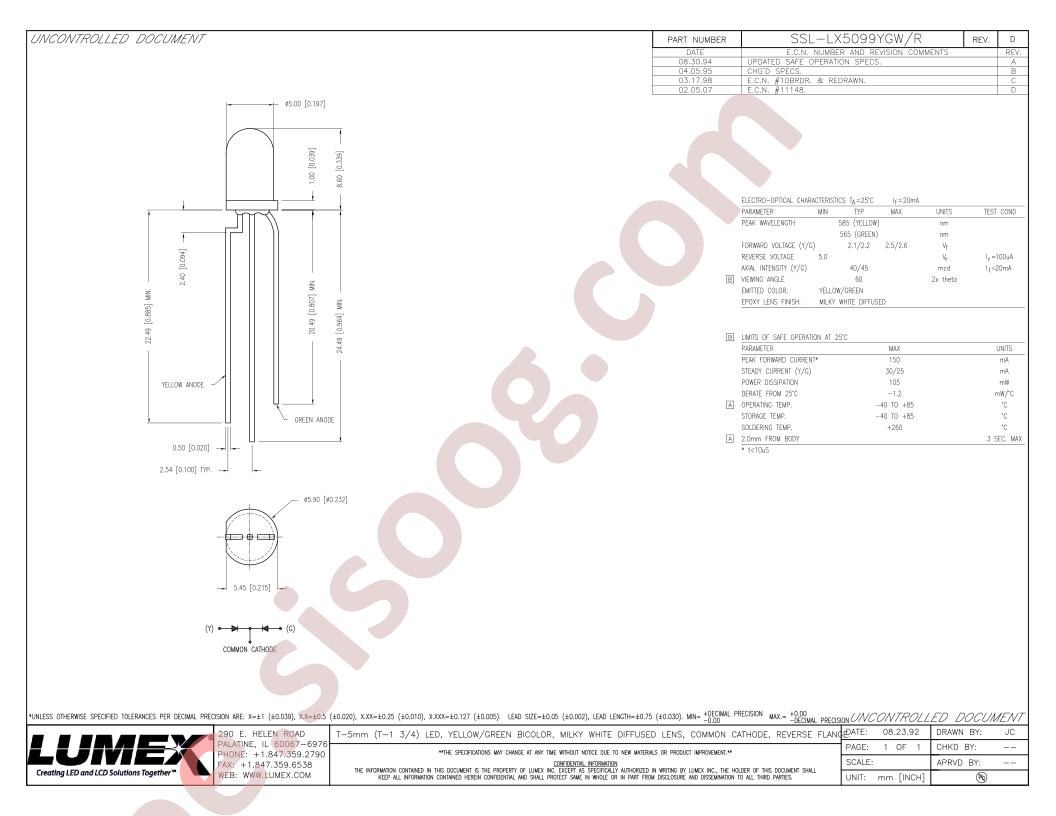 SSL-LX5099YGW-R
