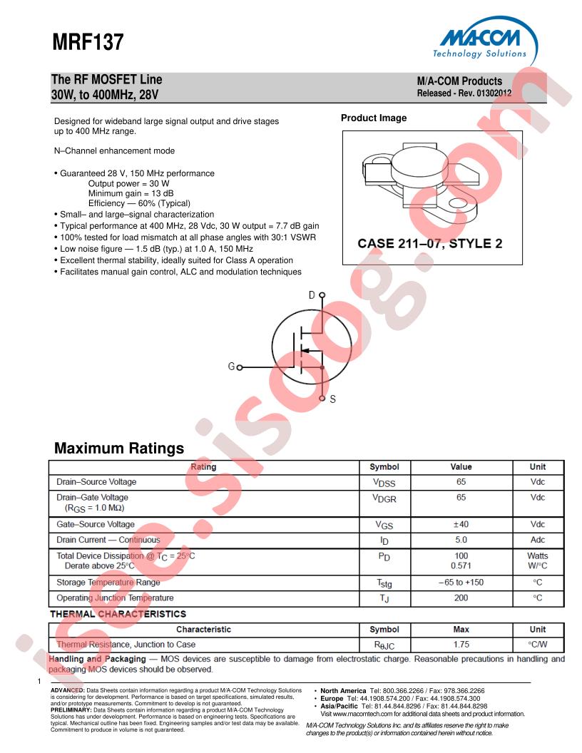 MRF137