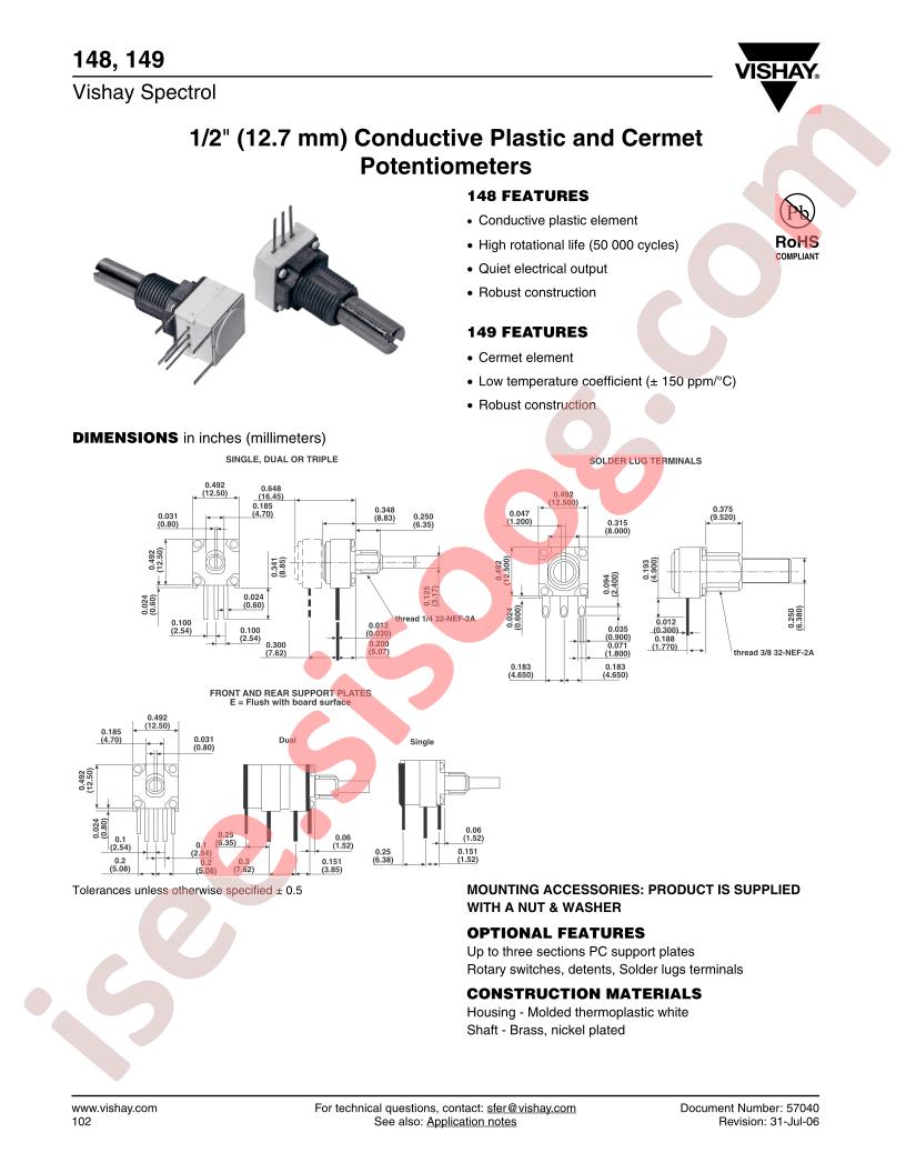 149DSN40S103ZP