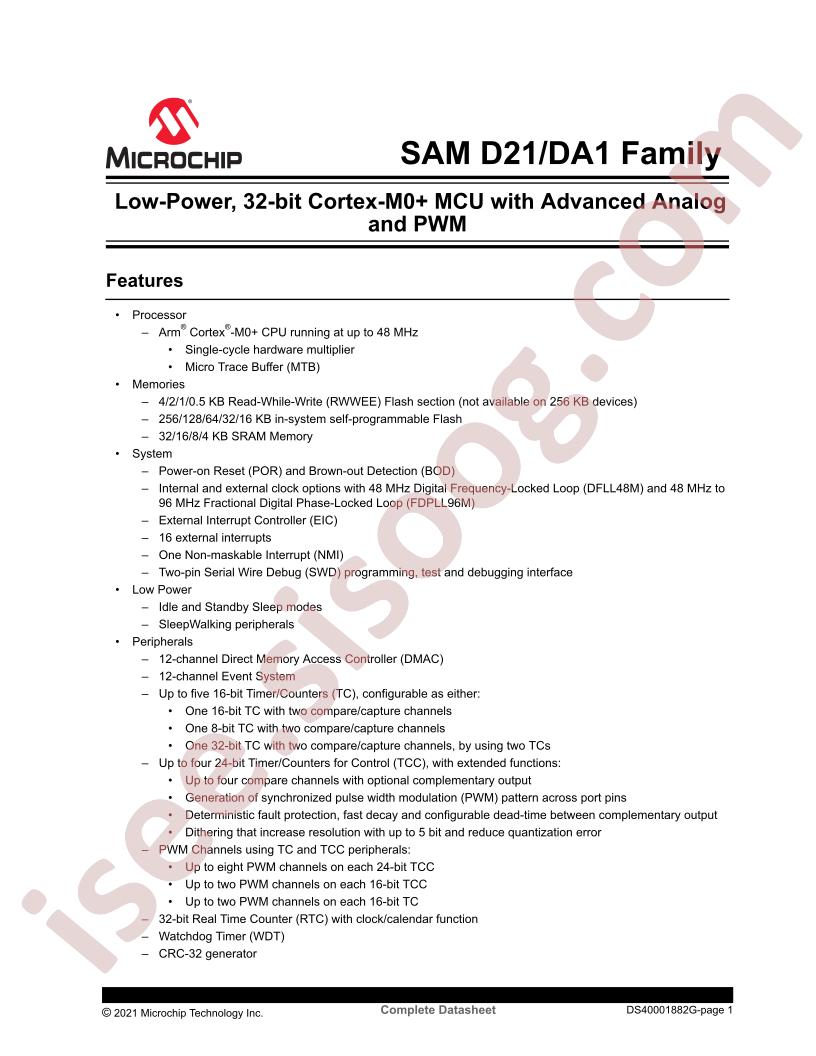 ATSAMD21E17L-CUT