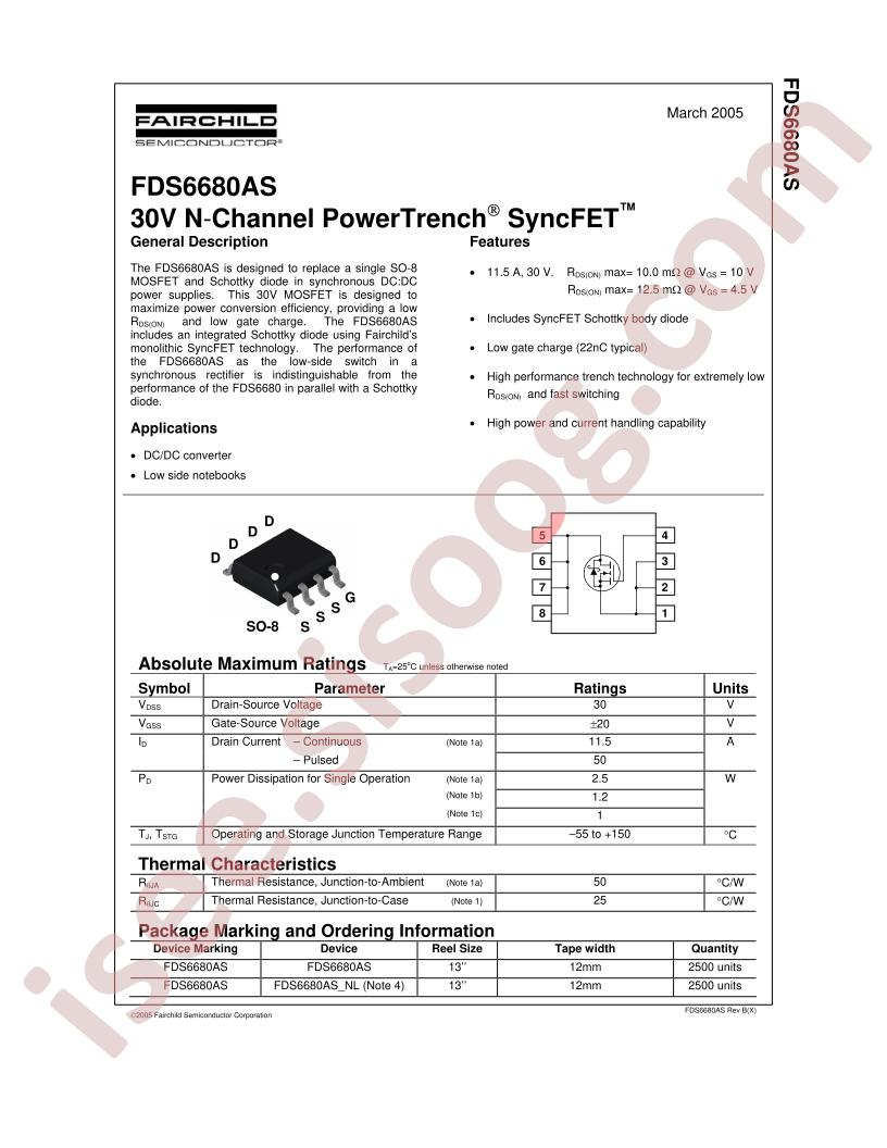 FDS6680AS_NL