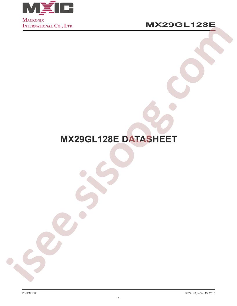 MX29GL128E