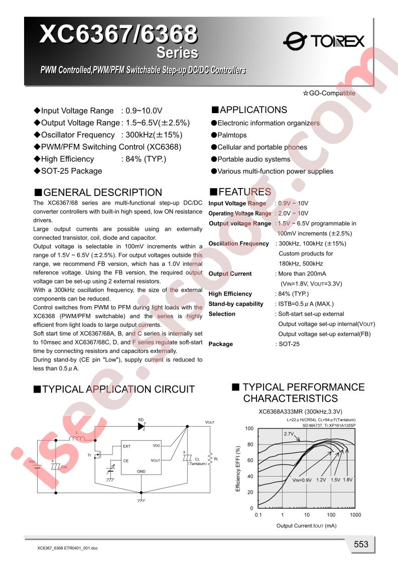 XC6367F303ML