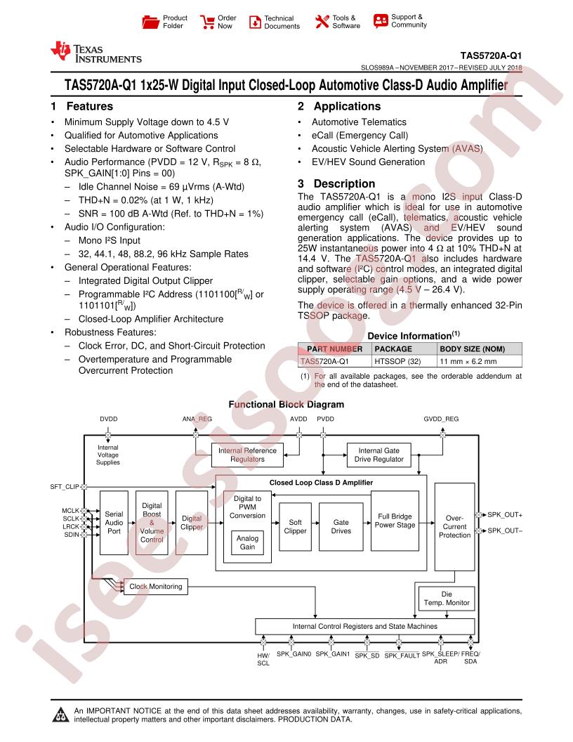 TAS5720A-Q1