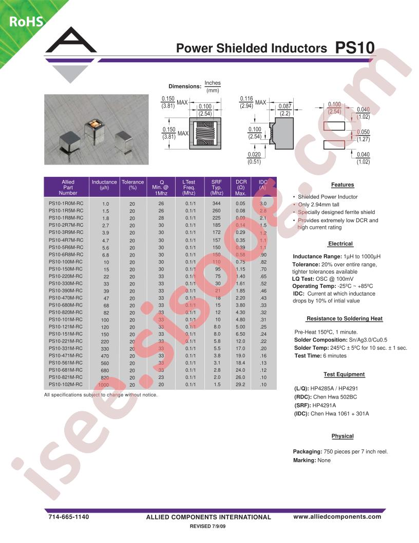 PS10-121M-RC