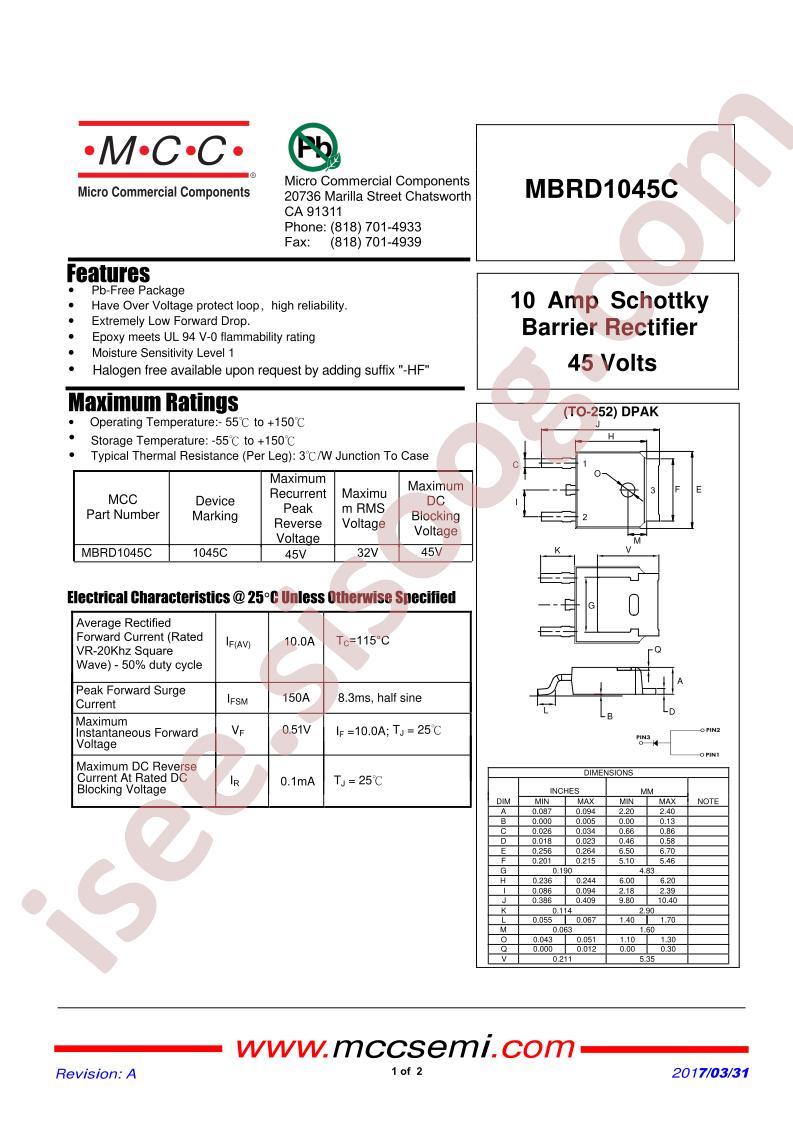 MBRD1045C