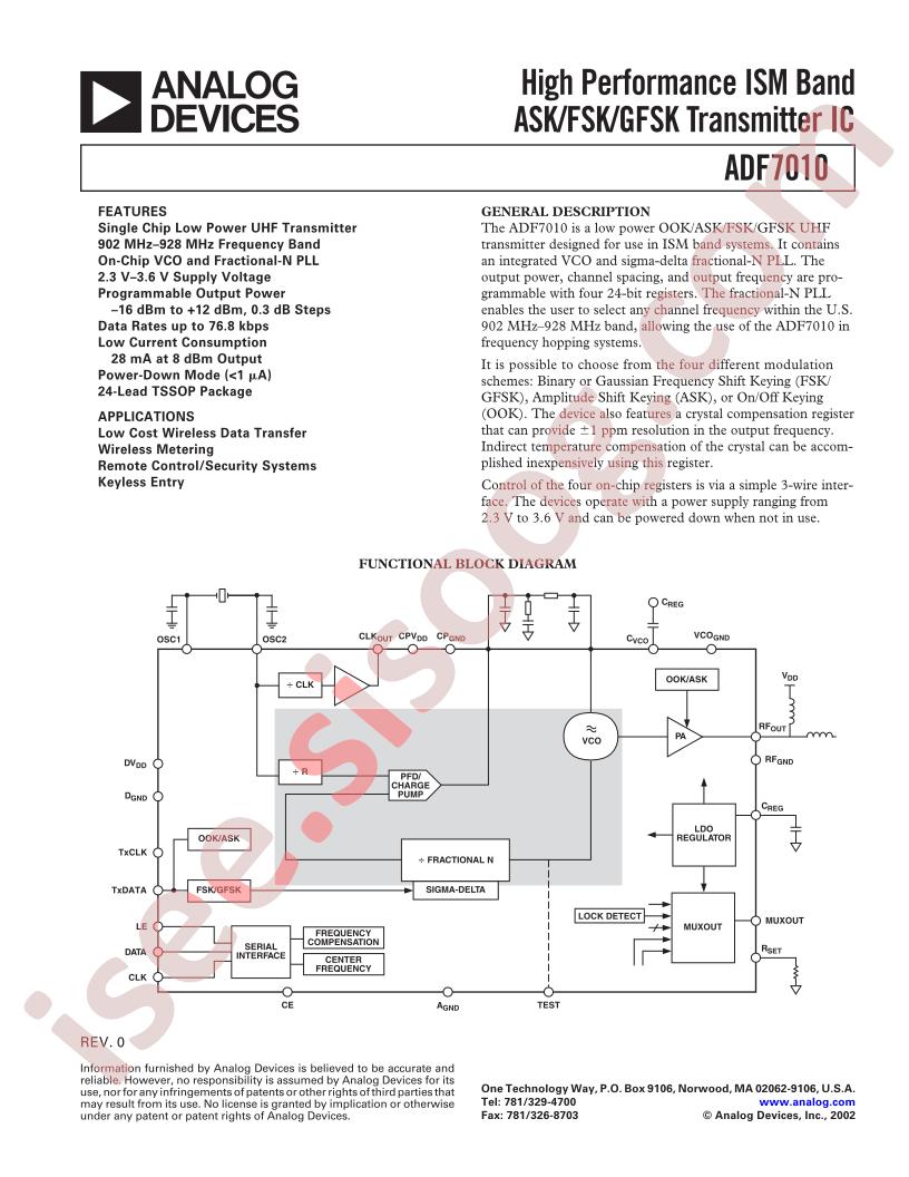 ADF7010