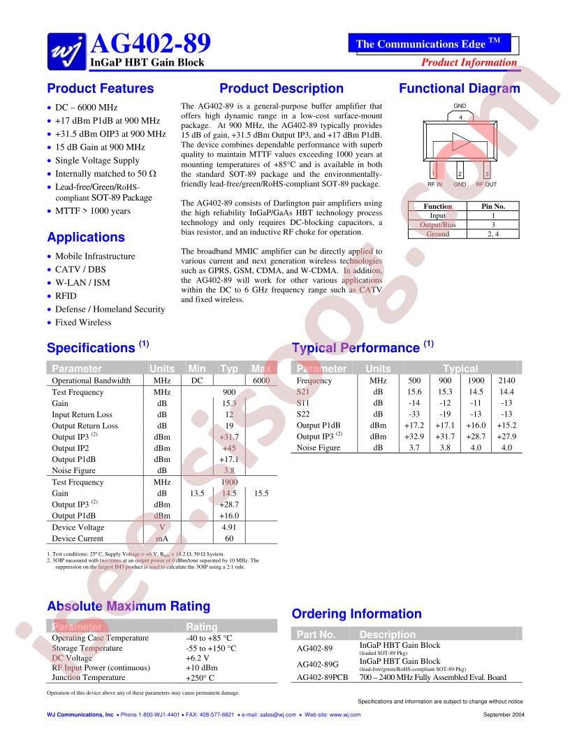 AG402-89G