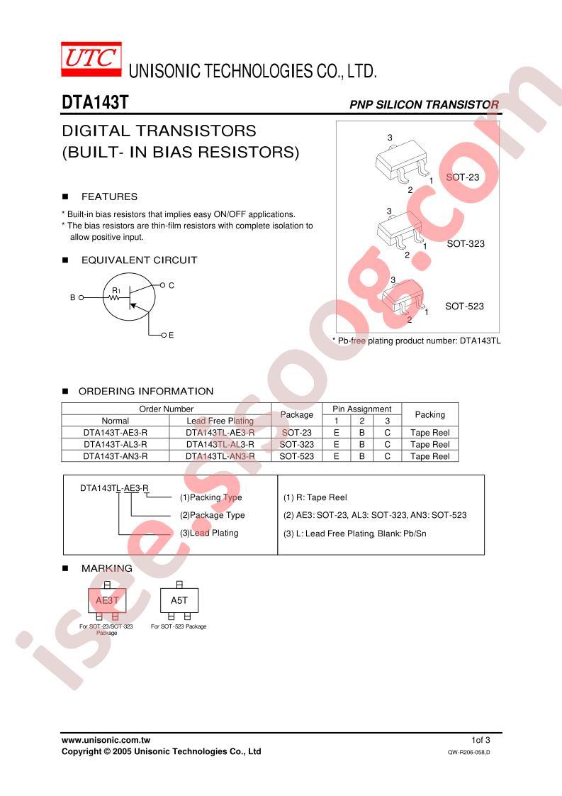 DTA143T-AL3-R