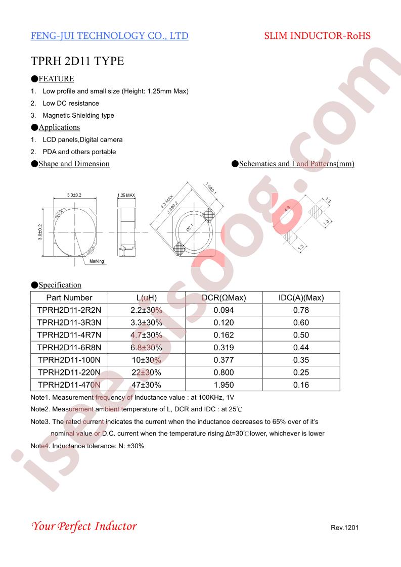 TPRH2D11-100N